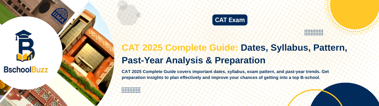 CAT 2025 Complete Guide: Dates, Syllabus, Pattern, Past-Year Analysis & Preparation
