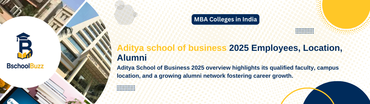 Aditya school of business 2025 Employees, Location, Alumni