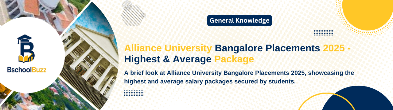 Alliance University Bangalore Placements 2025 - Highest & Average Packages