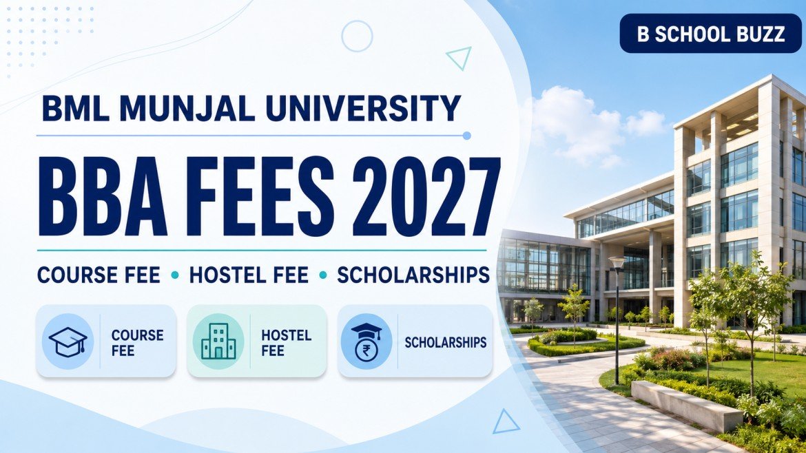 BML Munjal University BBA Fees 2027: Course Fee, Hostel Fee & Scholarships