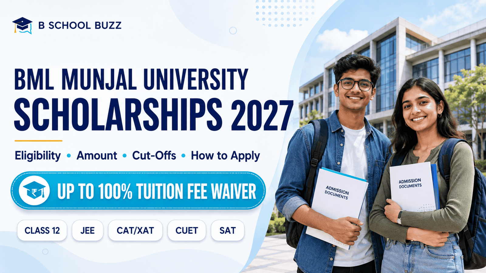 BML Munjal University Scholarships 2027: Eligibility, Amount, Cut-Offs & How to Apply