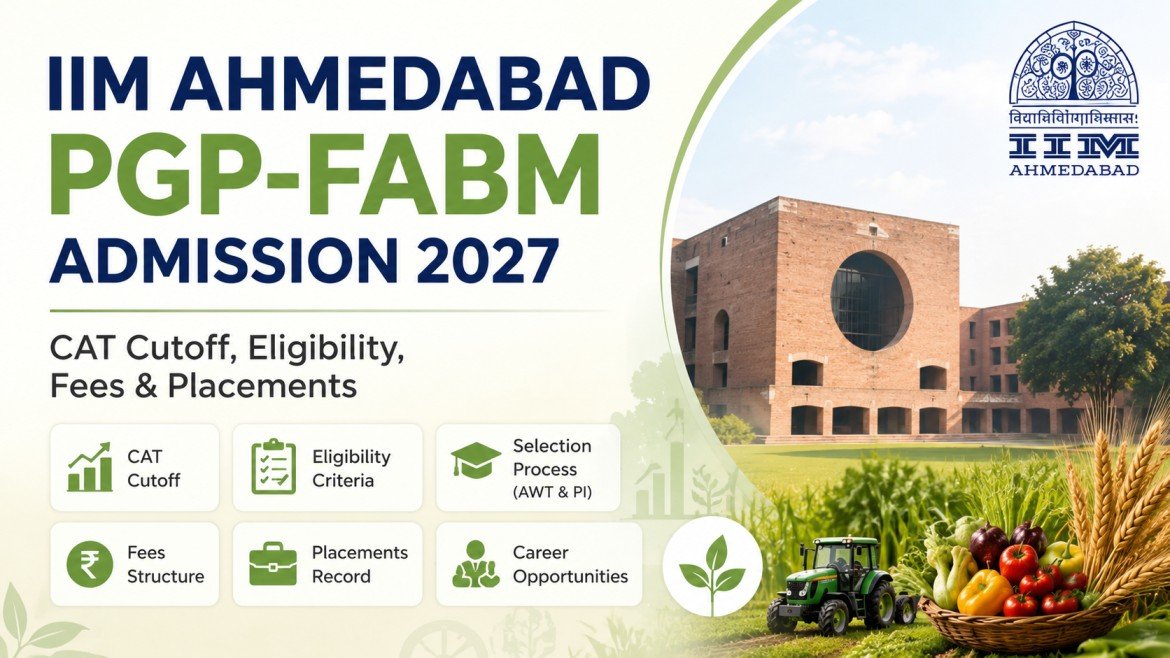 IIM Ahmedabad PGP-FABM Admission 2027: CAT Cutoff, Eligibility, Fees & Placements