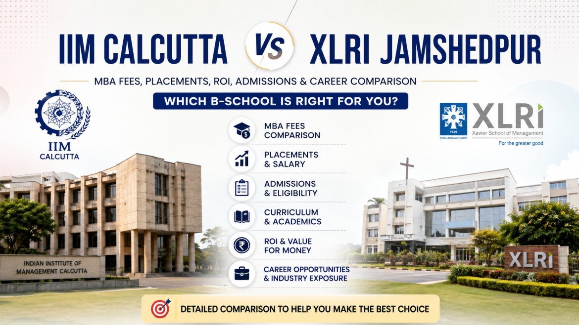 IIM Calcutta vs XLRI Jamshedpur: MBA Fees, Placements, ROI, Admissions & Career Comparison