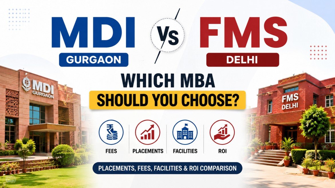 MDI Gurgaon vs FMS Delhi: Placements, Fees, Facilities and ROI Comparison