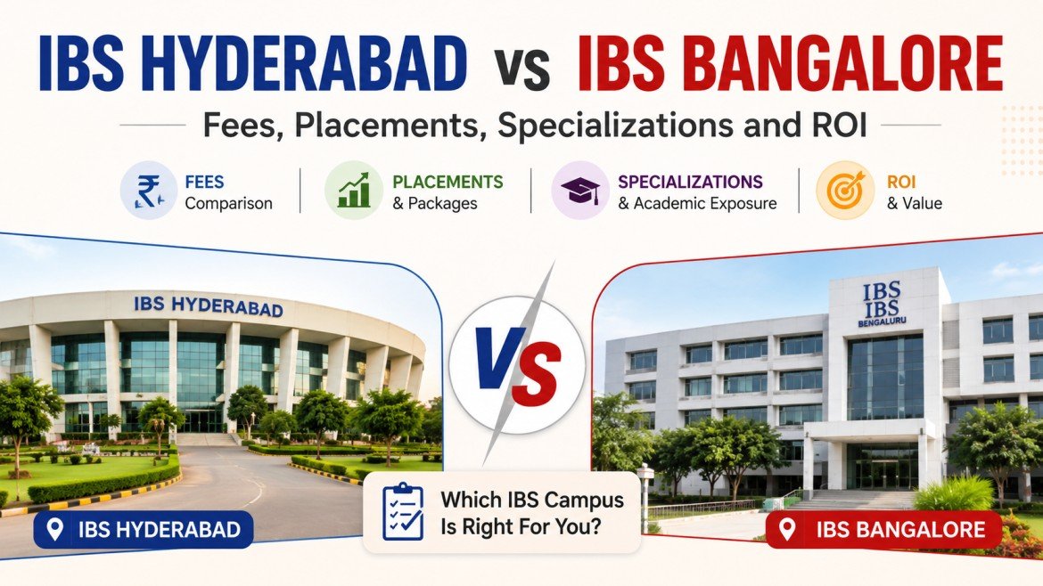IBS Hyderabad vs IBS Bangalore: Fees, Placements, Specializations and ROI