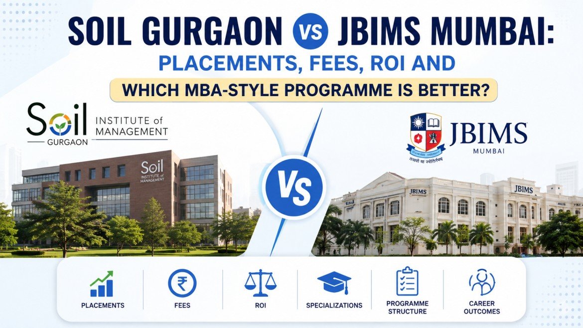 SOIL Gurgaon vs JBIMS Mumbai: Placements, Fees, ROI and Which MBA-Style Programme Is Better?