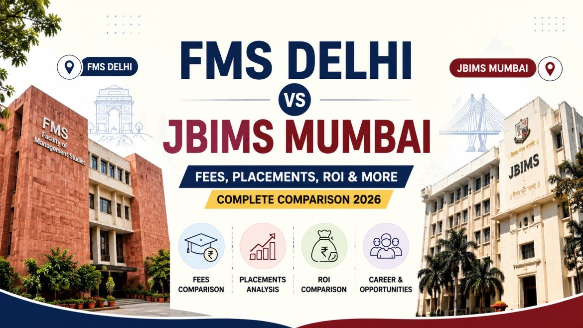FMS Delhi vs JBIMS Mumbai: Fees, Placements, ROI and Student Outcomes