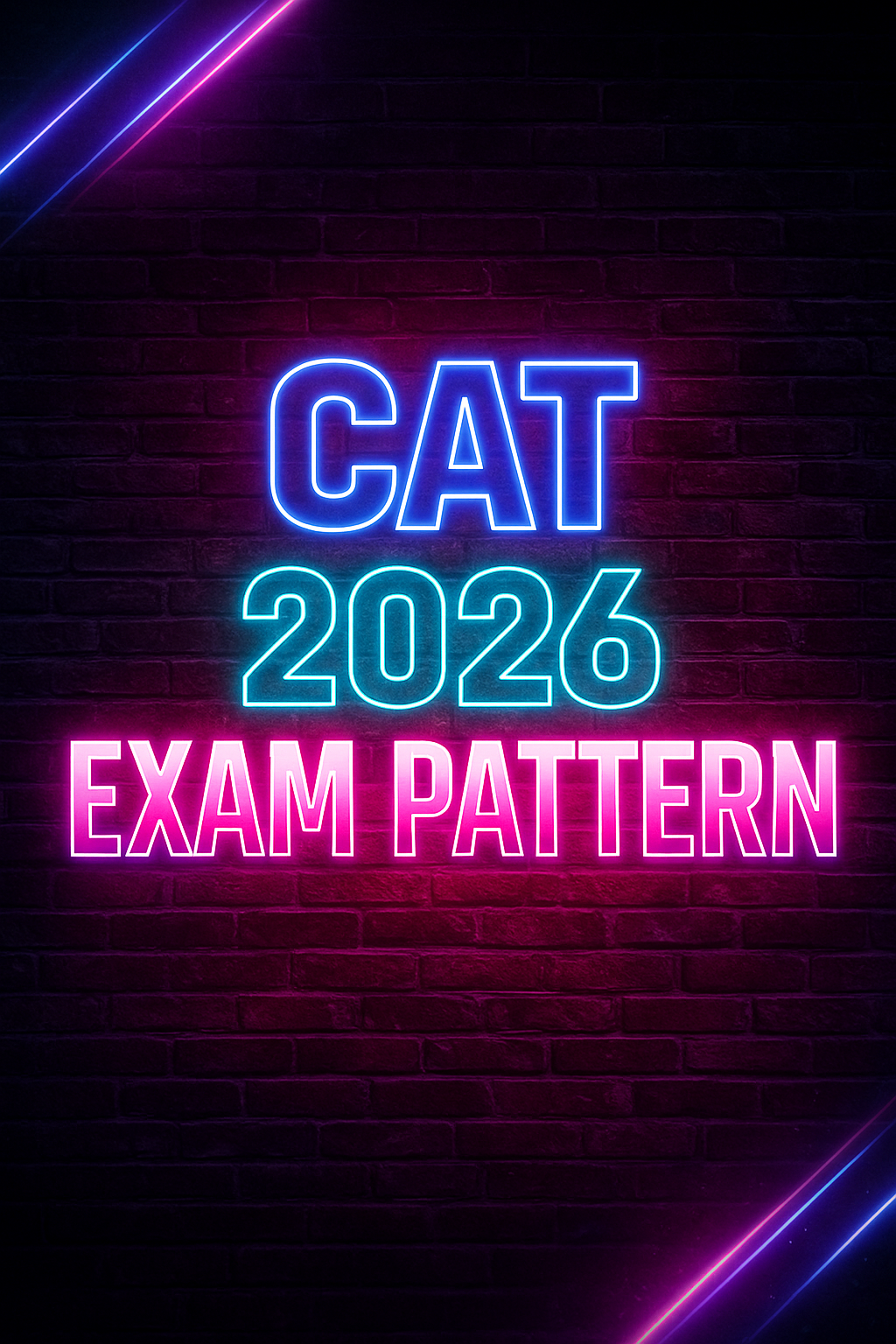 CAT 2026 Exam Pattern Explained in 30 Seconds
