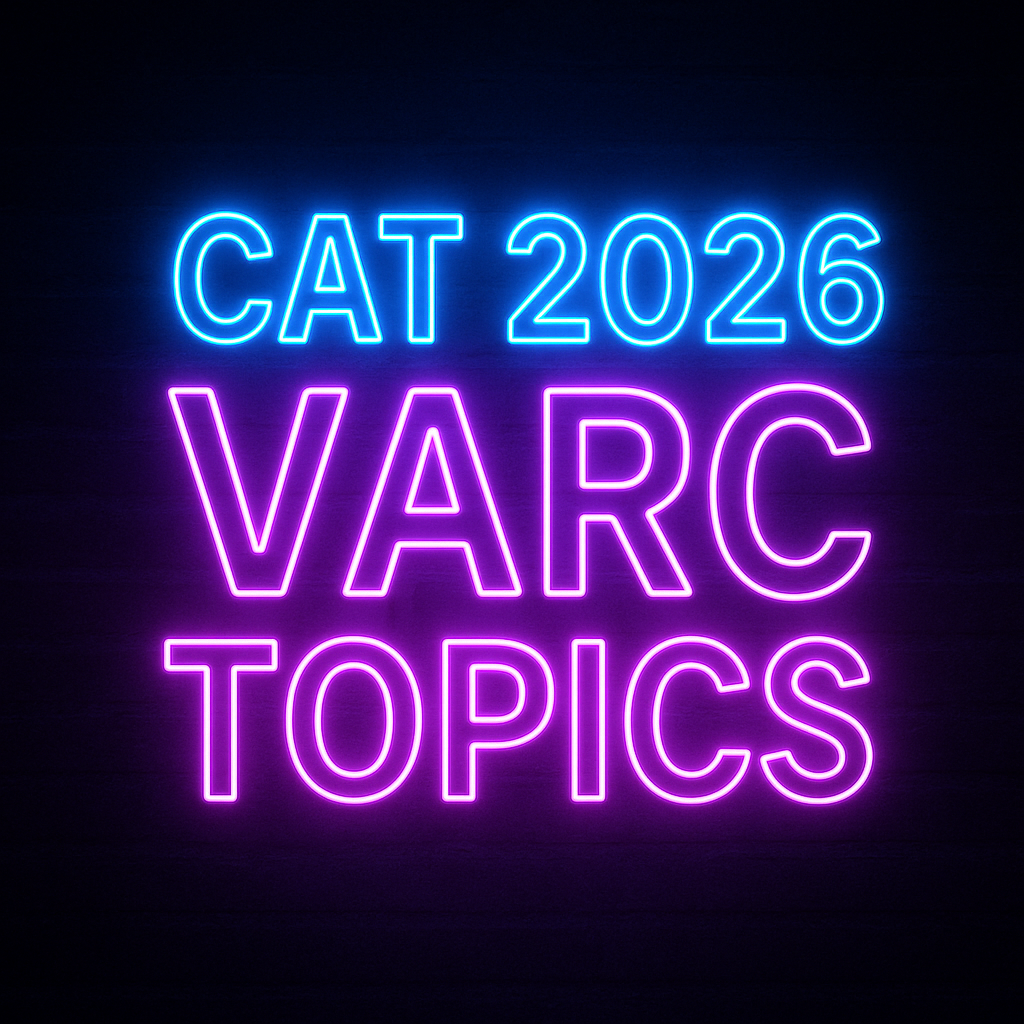 Top 5 VARC Topics Every CAT Aspirant Must Know